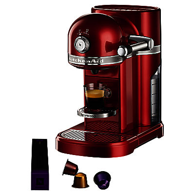 Nespresso Artisan Coffee Machine by KitchenAid Candy Apple Red
